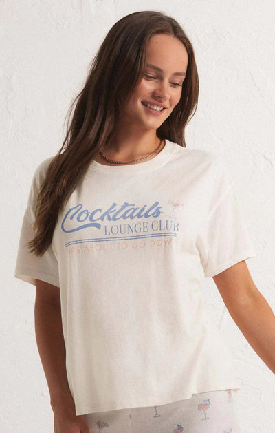 COCKTAILS LOUNGE TEE T-Shirt Z SUPPLY 