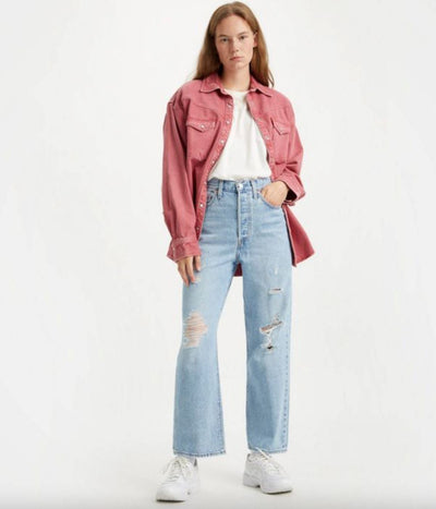 RIBCAGE STRAIGHT ANKLE - HANG UP Denim LEVI'S 