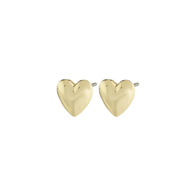 SOPHIA HEART EARRINGS Jewelry PILGRIM GOLD PLATED 