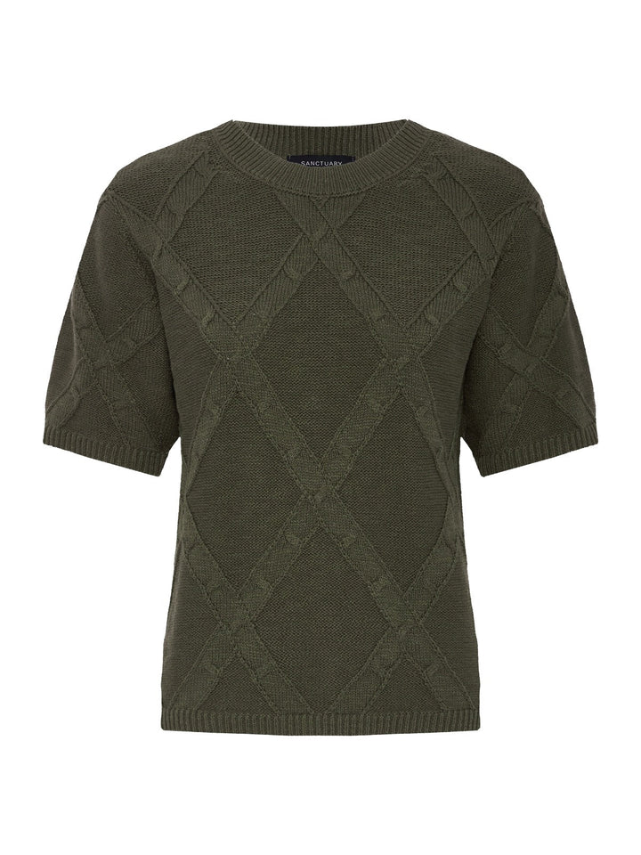 DIAMOND SWEATER TEE