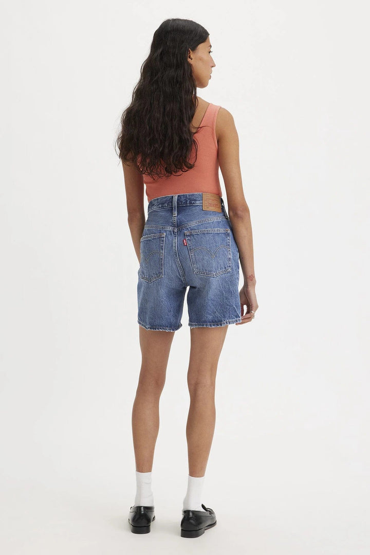 501 MID THIGH SHORT - BLUE BEAUTY denim LEVI&