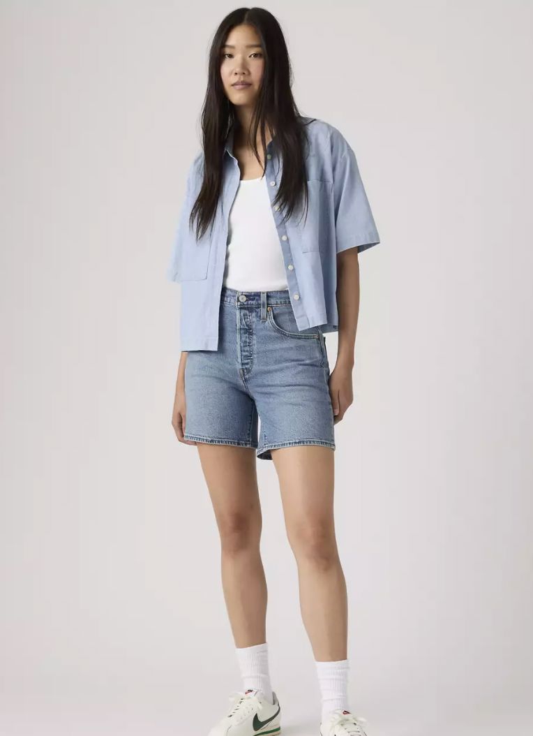 501 ORIGINAL MID THIGH SHORT - PEN RING SHORTS LEVI'S 