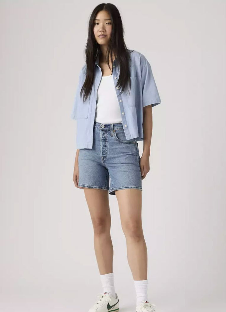 501 ORIGINAL MID THIGH SHORT - PEN RING SHORTS LEVI&