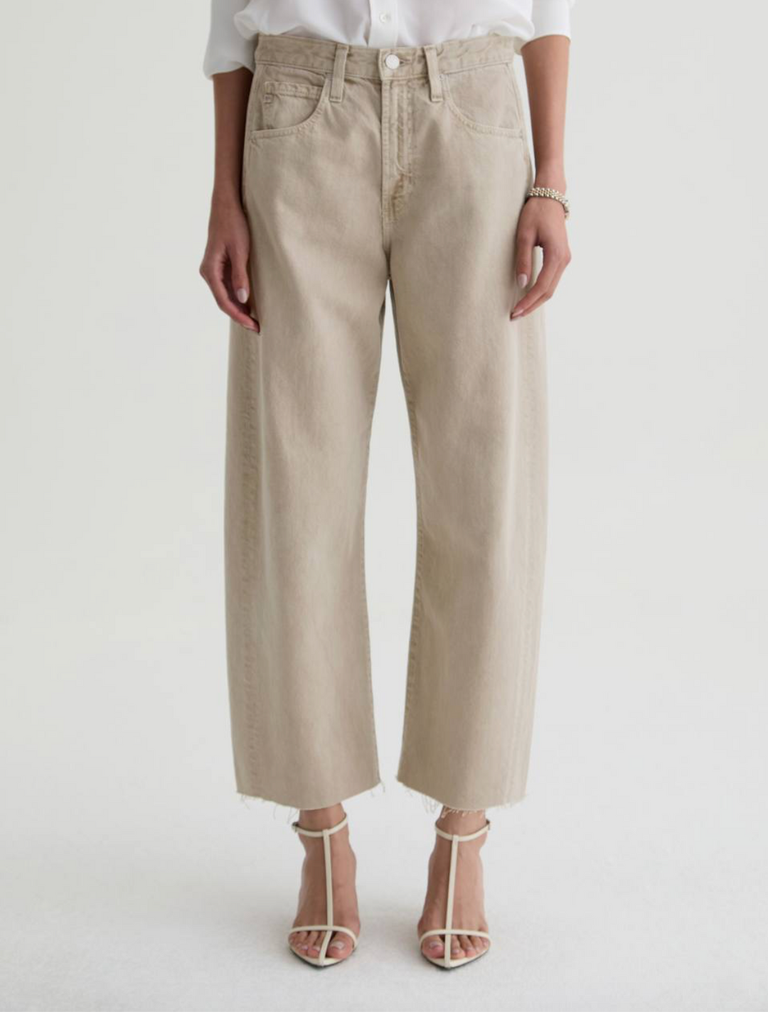 HATTIE CROP - LIGHT TAUPE