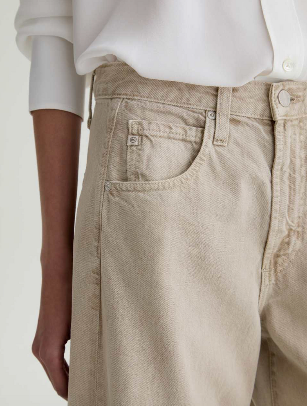 HATTIE CROP - LIGHT TAUPE