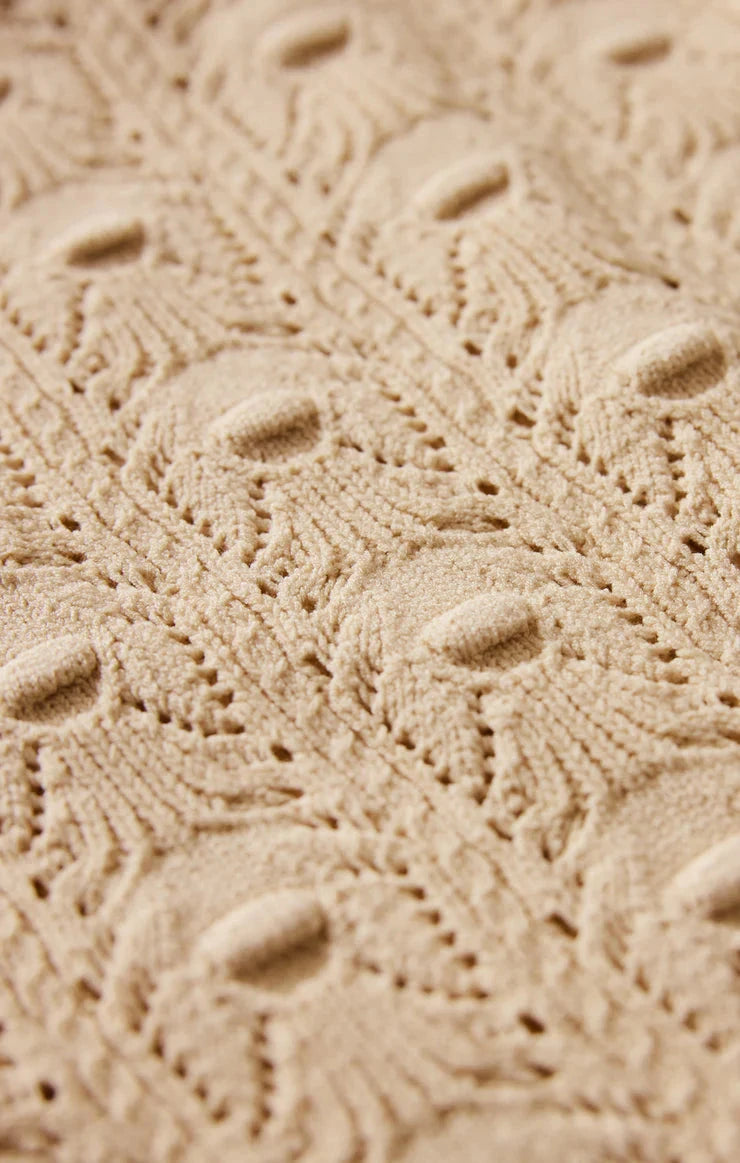 ADRIA POINTELLE CARDIGAN TOP Z SUPPLY 