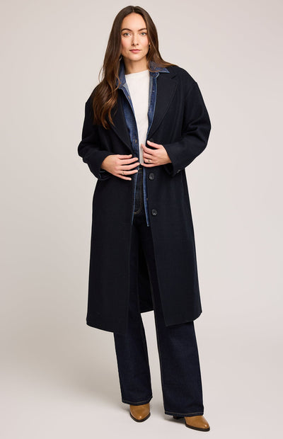 AGATHA COAT JACKET GENTLE FAWN XS NAVY 