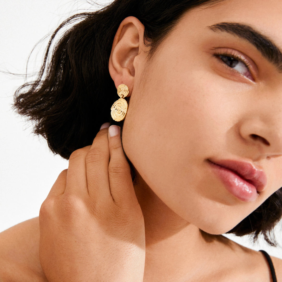 AIR DOUBLE EARRINGS Jewelry PILGRIM 