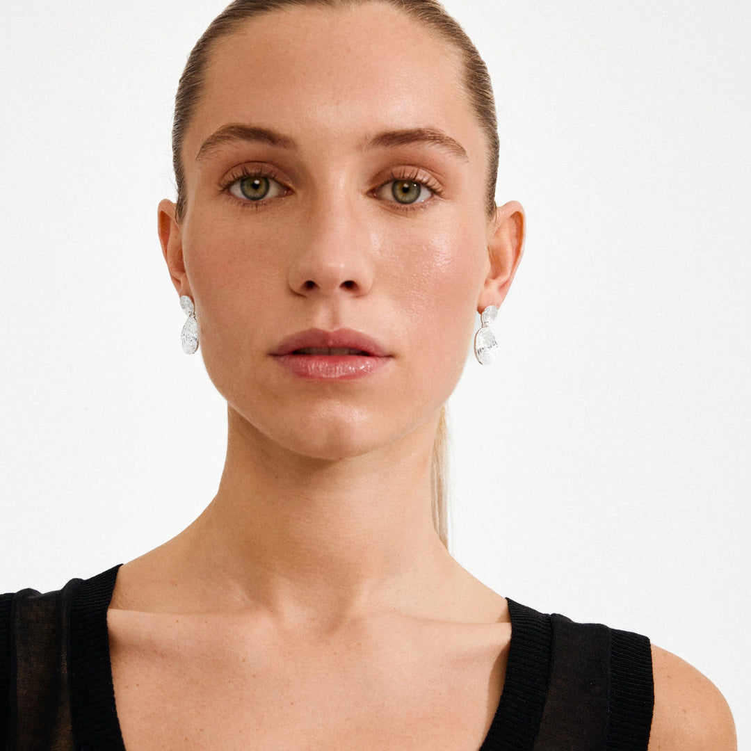 AIR DOUBLE EARRINGS Jewelry PILGRIM 