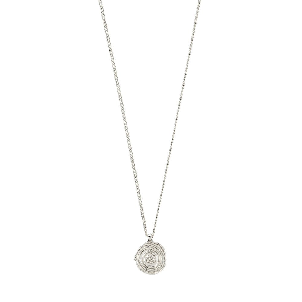 AIR PENDANT NECKLACE Jewelry PILGRIM SILVER PLATED 