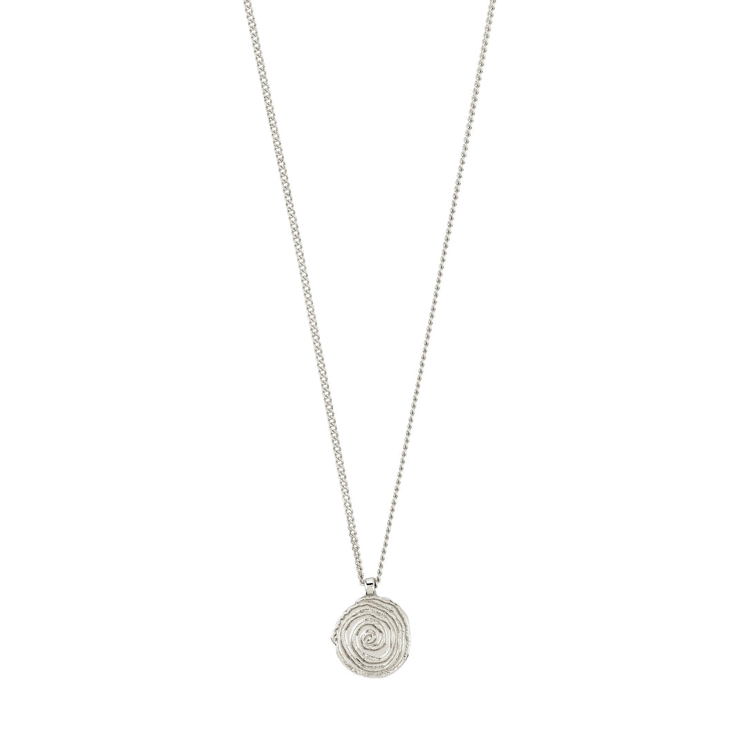 AIR PENDANT NECKLACE Jewelry PILGRIM SILVER PLATED 