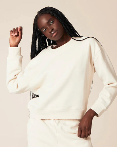 AIR WHIPPED CREW SWEATER TKEES XS BONE 