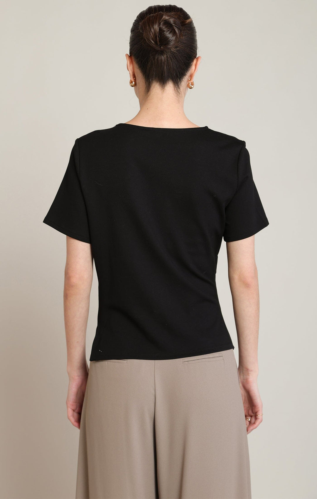ALEXIS TOP T-Shirt BLACK TAPE 