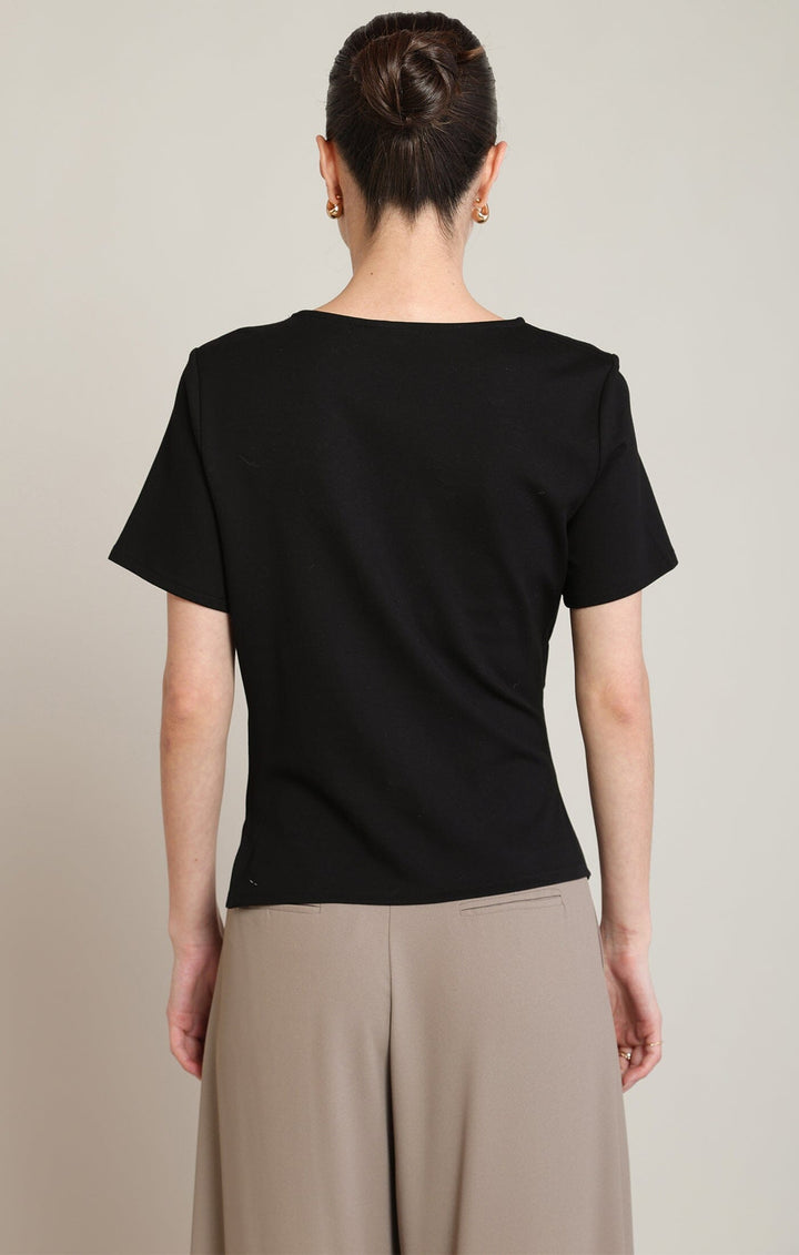 ALEXIS TOP T-Shirt BLACK TAPE 