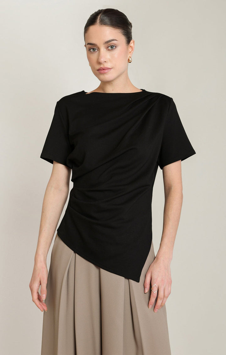 ALEXIS TOP T-Shirt BLACK TAPE XS BLACK 
