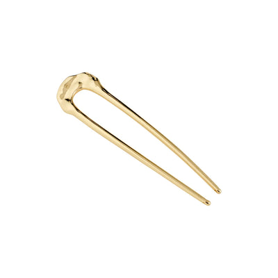 AMARIS FRENCH HAIR PIN ACCESSORIES PILGRIM GOLD PLATED 