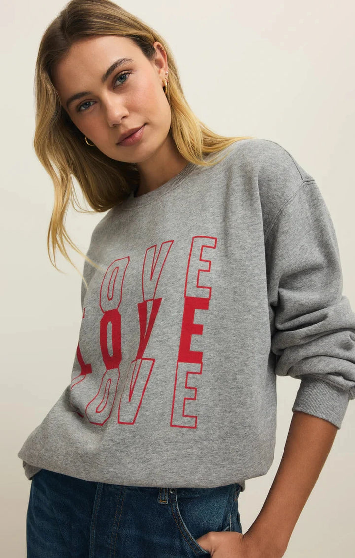 AMOR BOYFRIEND SWEATSHIRT SWEATER Z SUPPLY 