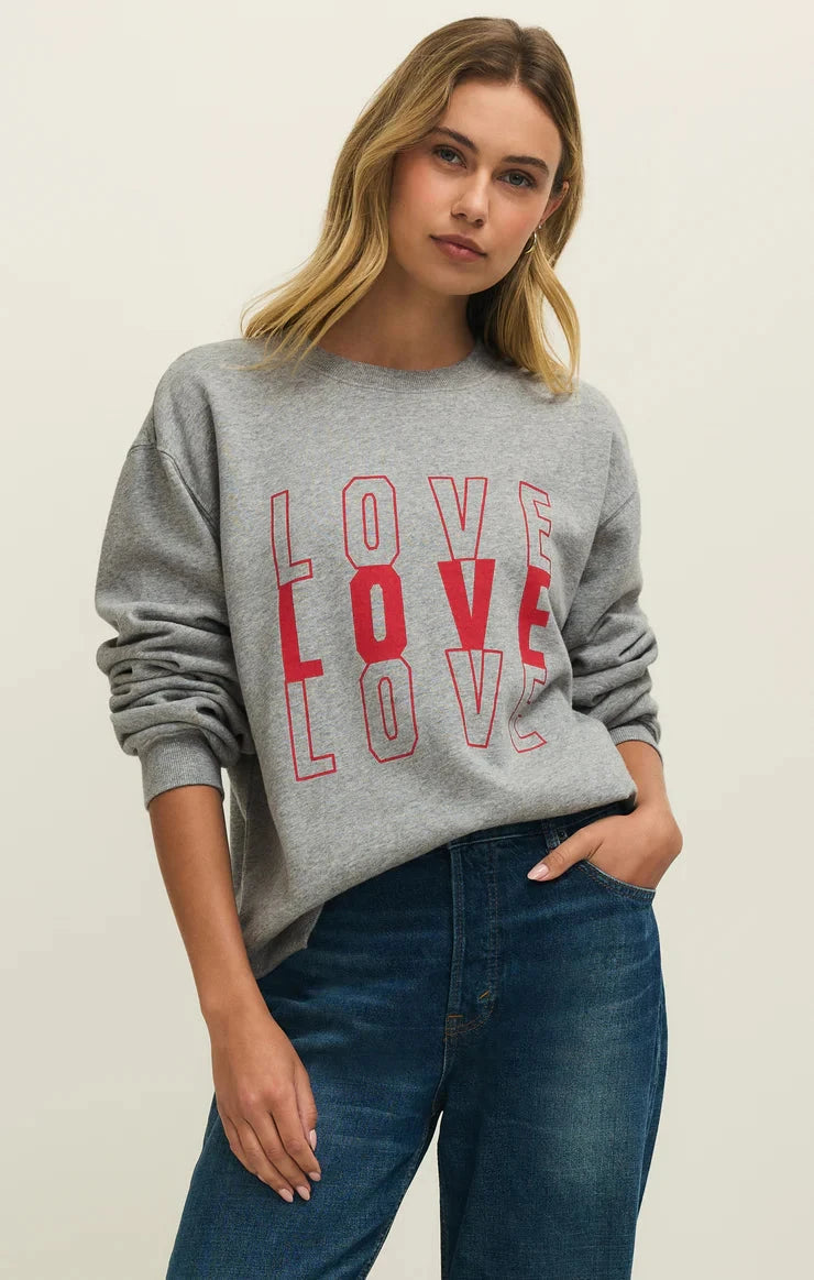 AMOR BOYFRIEND SWEATSHIRT SWEATER Z SUPPLY 