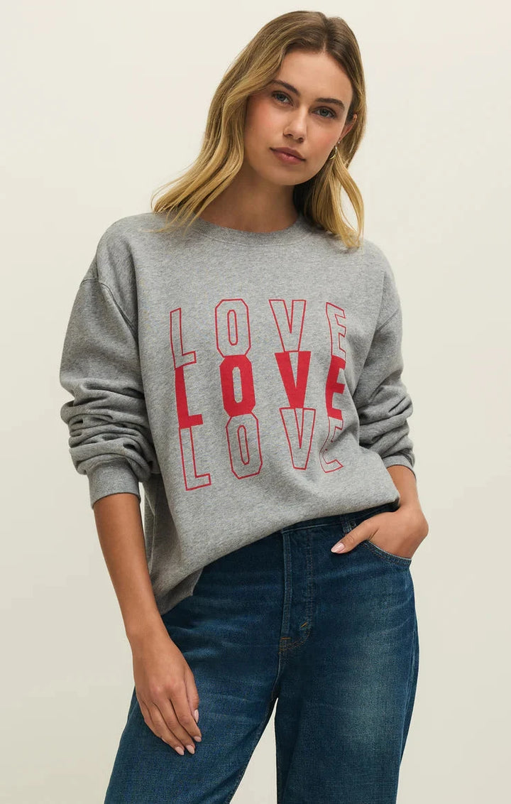 AMOR BOYFRIEND SWEATSHIRT SWEATER Z SUPPLY 