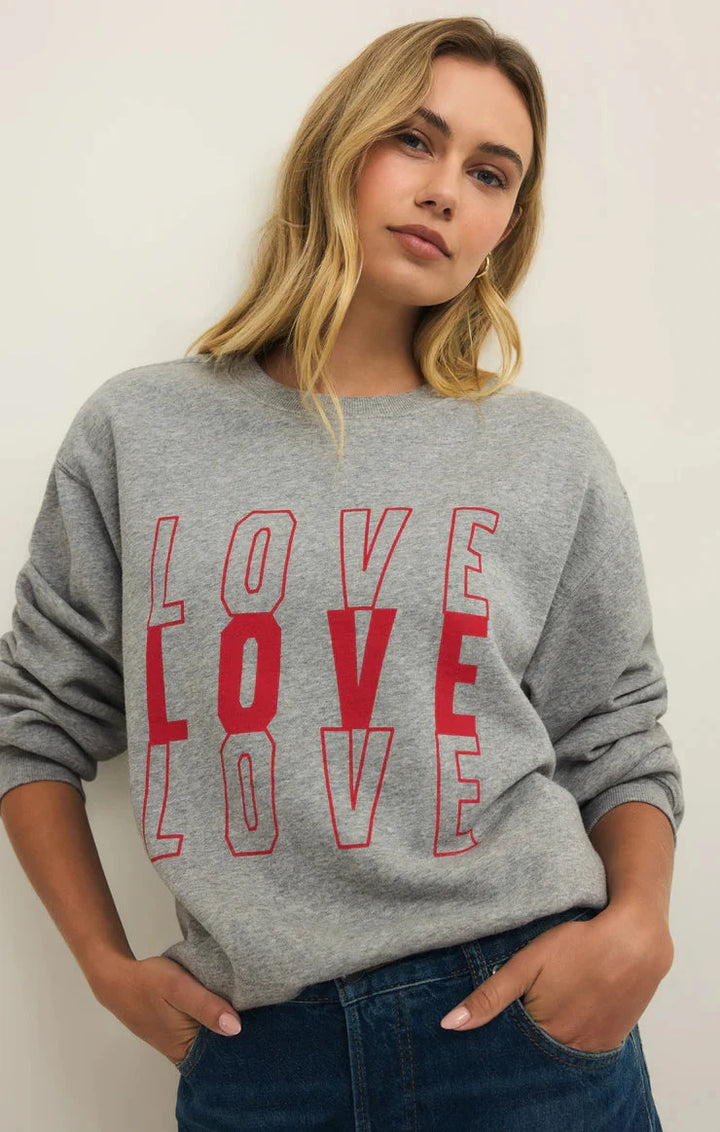 AMOR BOYFRIEND SWEATSHIRT SWEATER Z SUPPLY 
