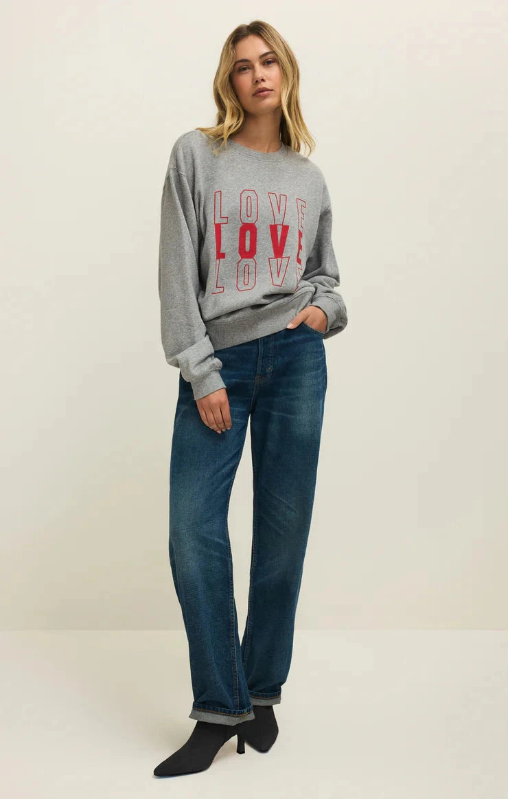 AMOR BOYFRIEND SWEATSHIRT SWEATER Z SUPPLY 