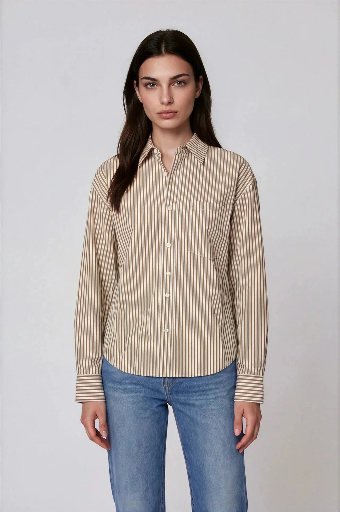 AM/PM BOYFRIEND SHIRT TOP PURE &amp; SIMPLE 