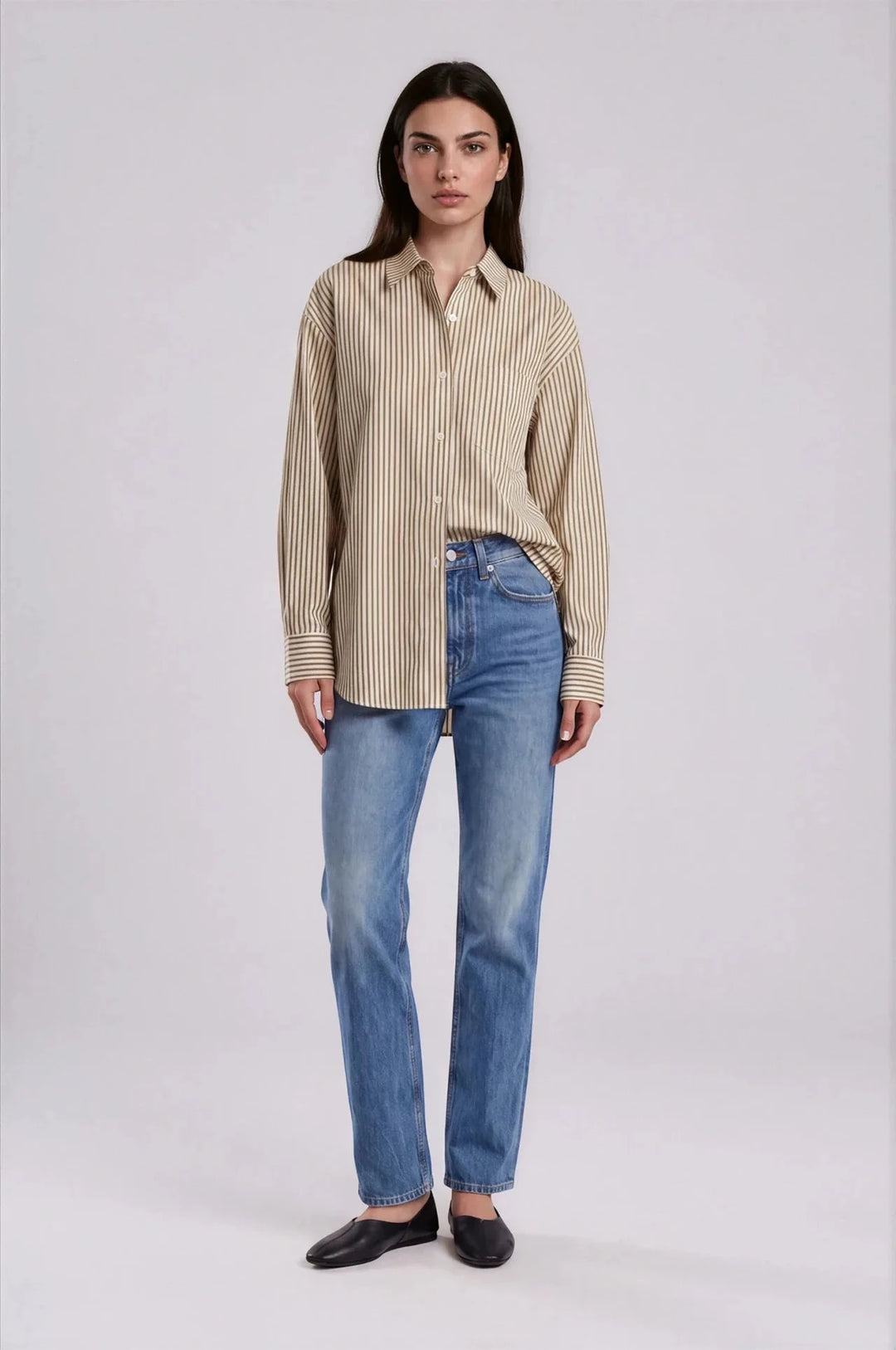 AM/PM BOYFRIEND SHIRT TOP PURE &amp; SIMPLE 