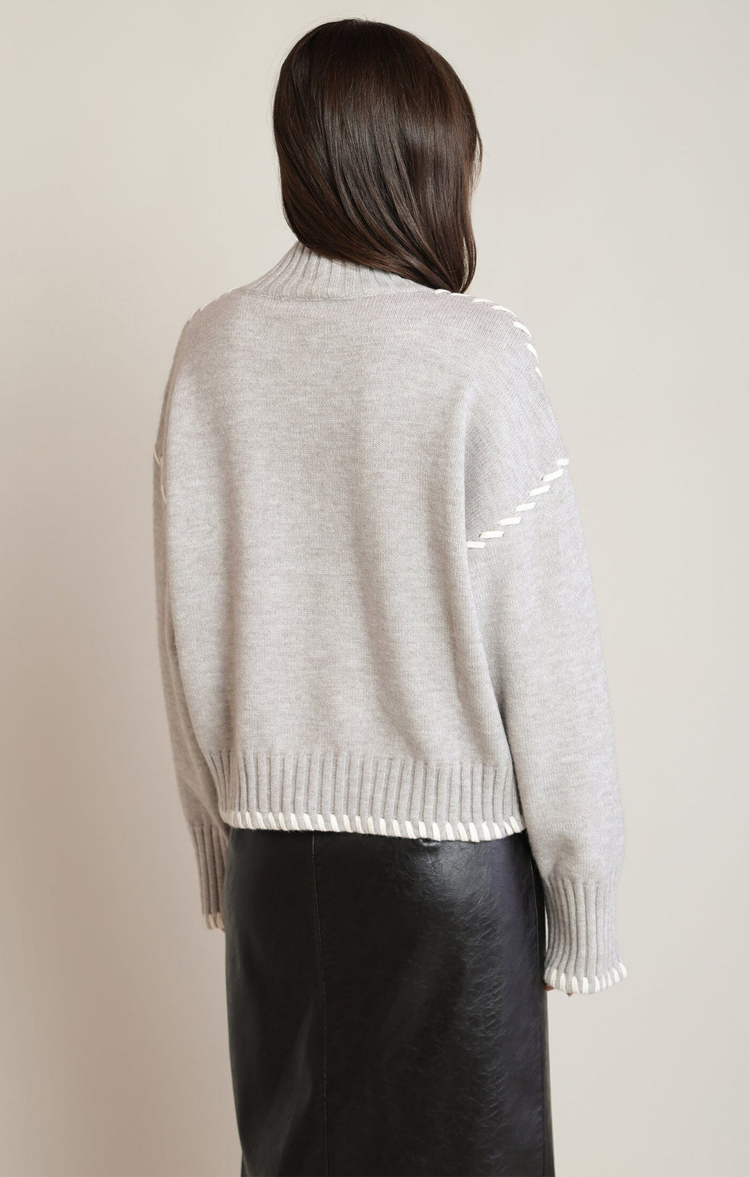 ANDREA SWEATER SWEATER BLACK TAPE 