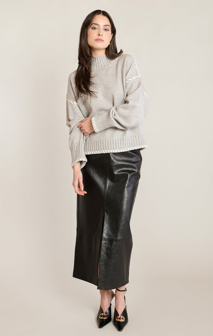 ANDREA SWEATER SWEATER BLACK TAPE 
