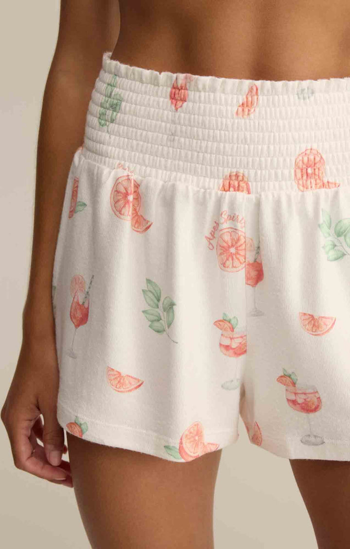 APEROL SPRITZ SHORT SHORTS Z SUPPLY 