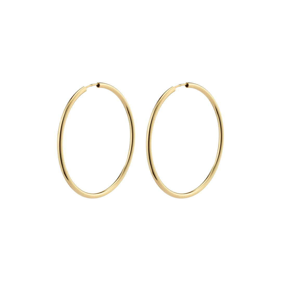 APRIL MEDIUM HOOPS Jewelry PILGRIM GOLD PLATED 