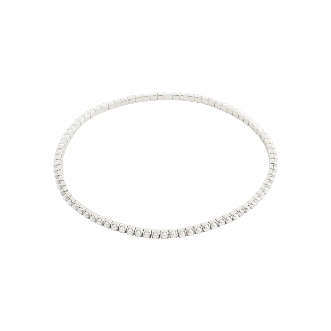 ARASH BRACELET jewelry PILGRIM SILVER PLATED - WHITE 