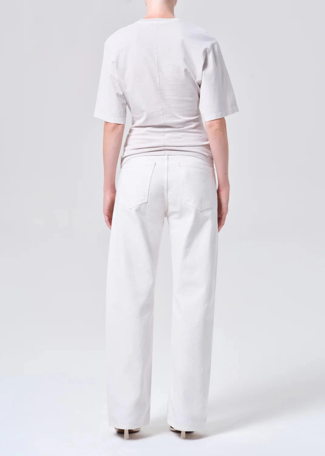 ARC JEAN - CHALK WHITE DENIM AGOLDE 