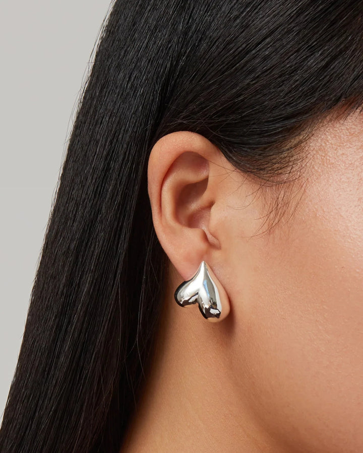 ART HEART ASYMMETRICAL EARRINGS Jewelry JENNY BIRD 