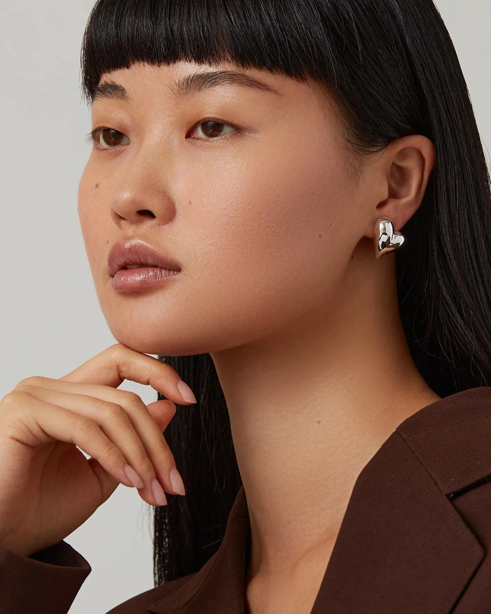 ART HEART ASYMMETRICAL EARRINGS Jewelry JENNY BIRD 