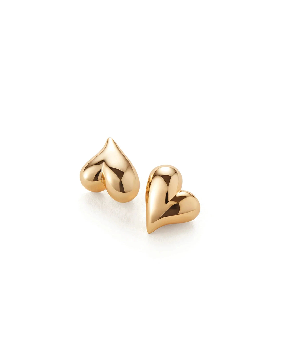 ART HEART ASYMMETRICAL EARRINGS Jewelry JENNY BIRD GOLD 