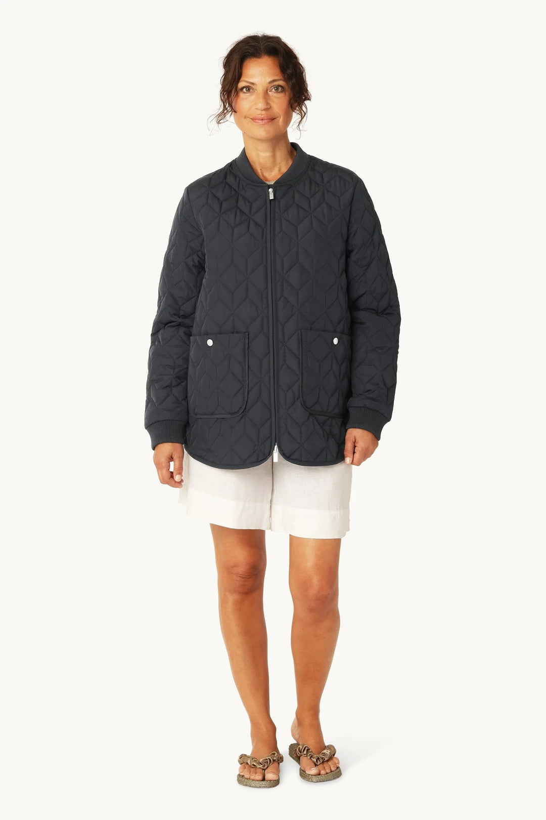 ART QUILTED COAT COAT ILSE JACOBSEN 