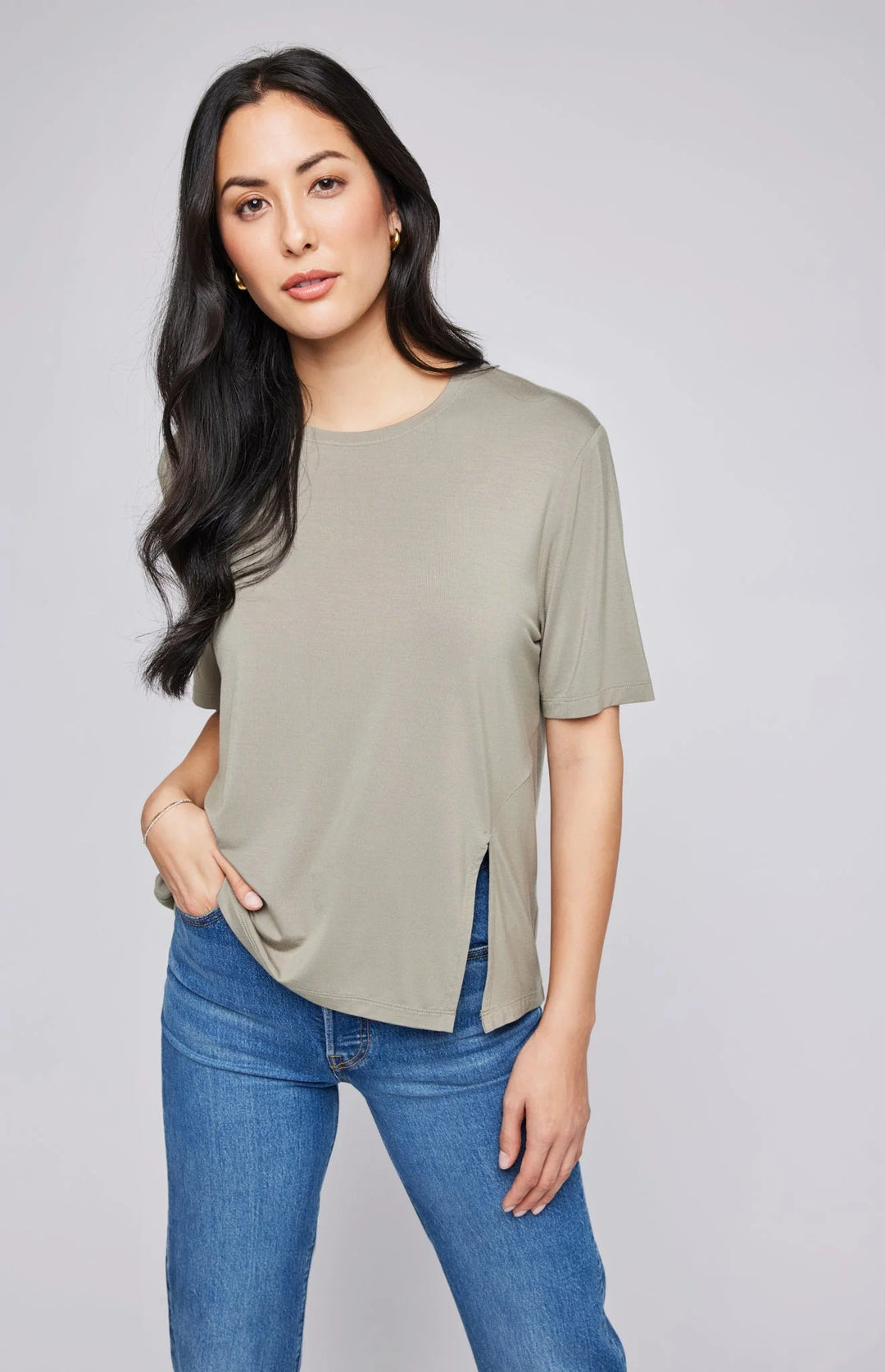AUTUMN T-SHIRT T-Shirt GENTLE FAWN XS SAGE 