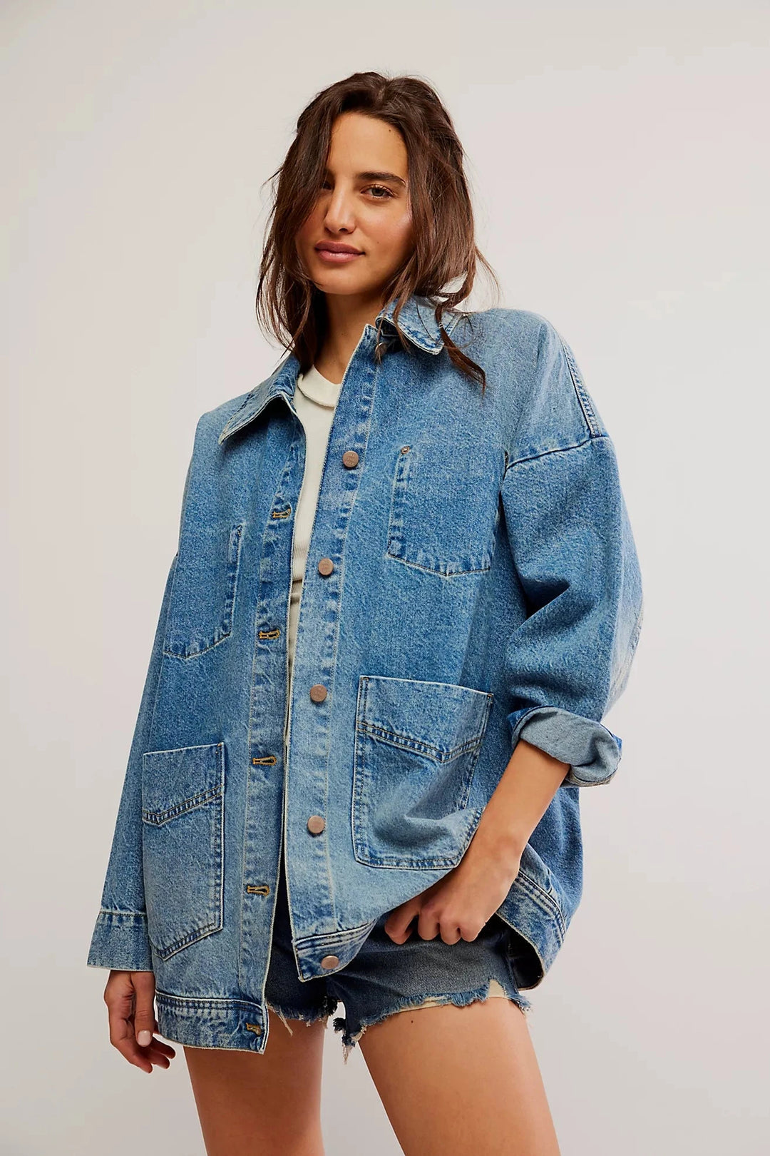AVERY DENIM JACKET JACKET Free People 