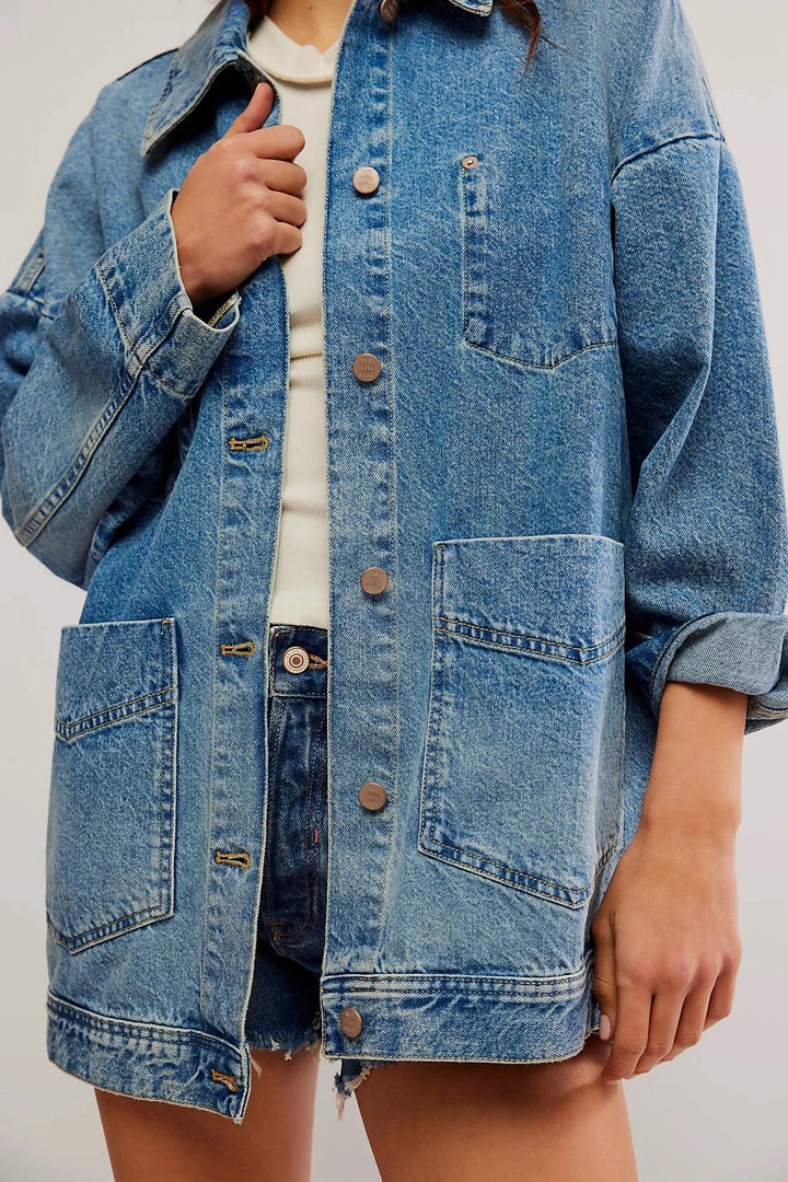 AVERY DENIM JACKET JACKET Free People 