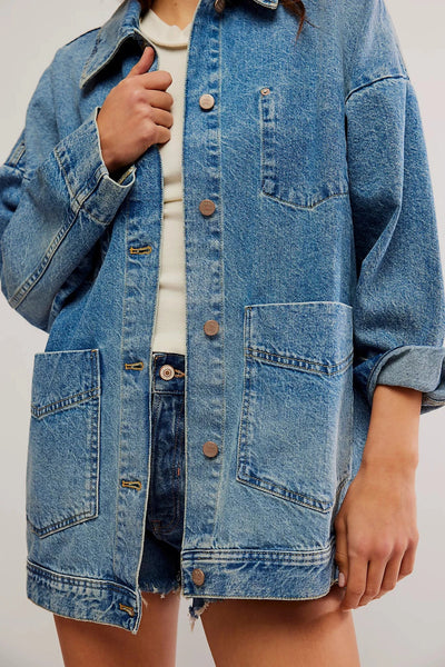AVERY DENIM JACKET JACKET Free People 