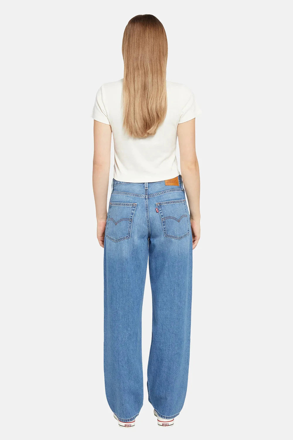 BAGGY DAD - HEAVY CHECK DENIM LEVI&
