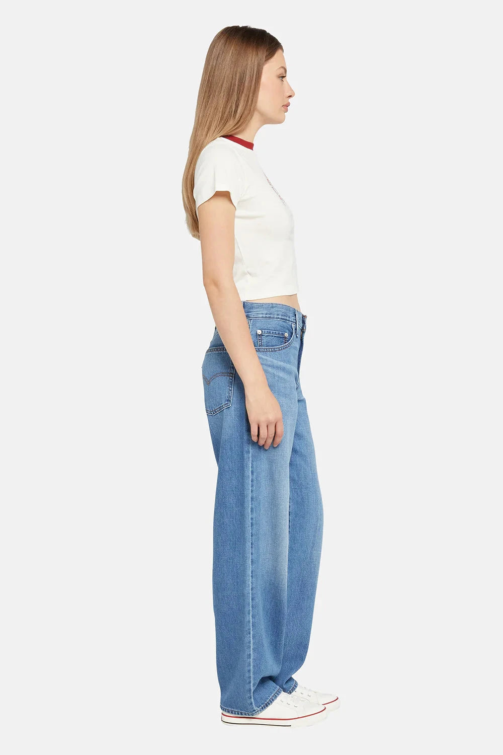 BAGGY DAD - HEAVY CHECK DENIM LEVI&