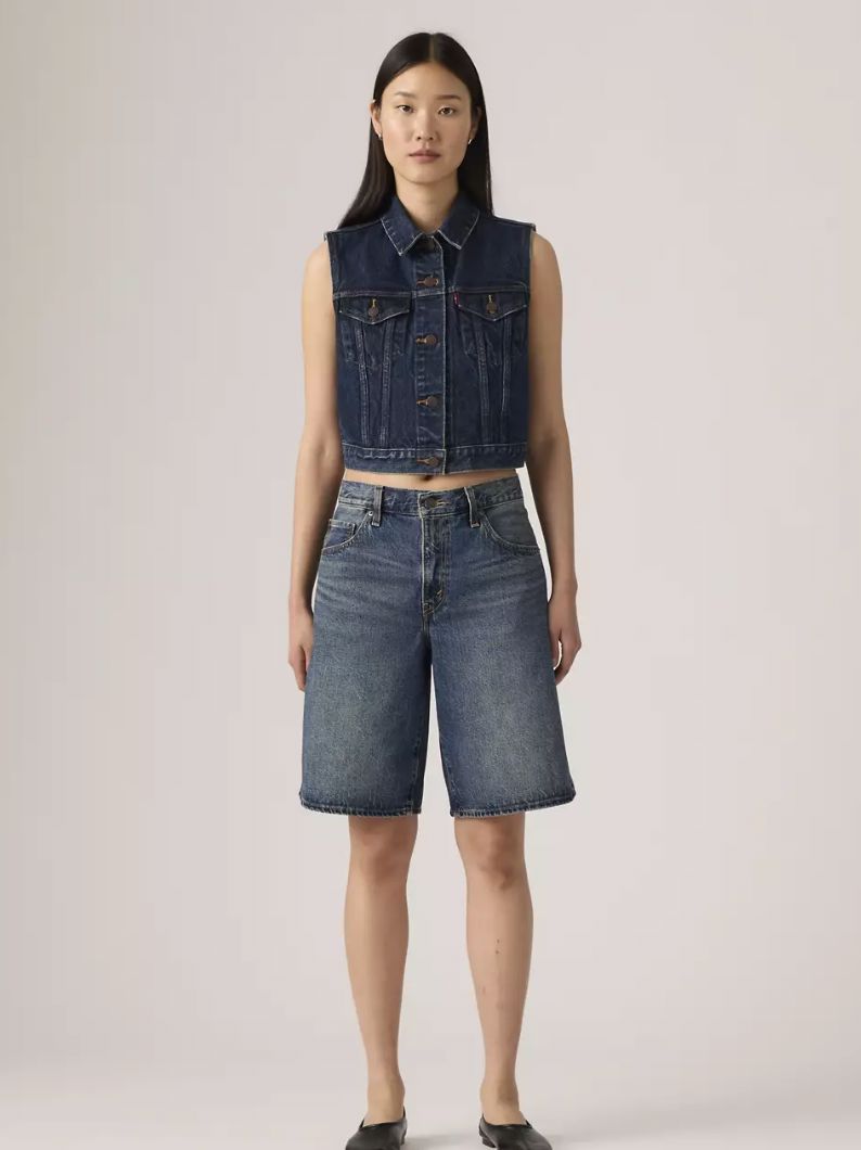 BAGGY DAD JORTS - HINGED HEART SHORTS LEVI&