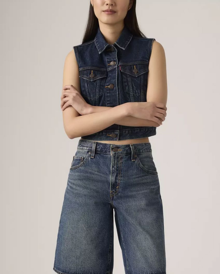 BAGGY DAD JORTS - HINGED HEART SHORTS LEVI&