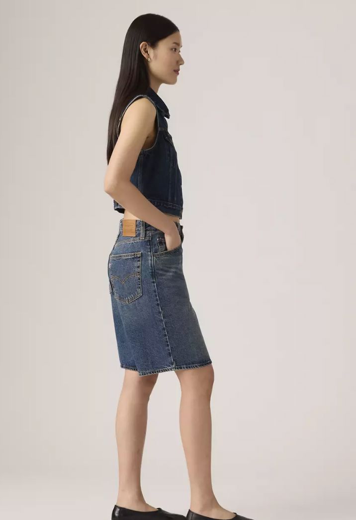 BAGGY DAD JORTS - HINGED HEART SHORTS LEVI&