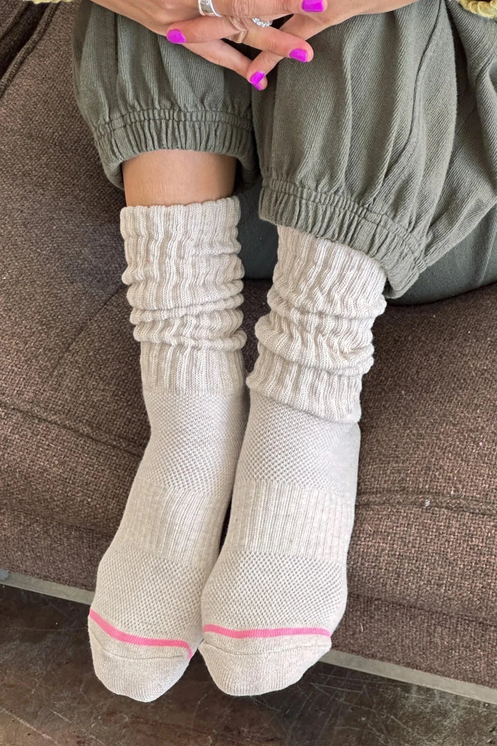 BALLET SOCKS - OATMEAL Socks LE BON SHOPPE 