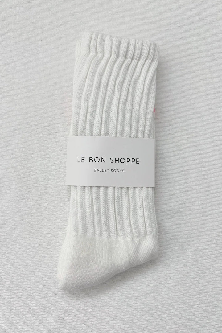 BALLET SOCKS - WHITE Socks LE BON SHOPPE 