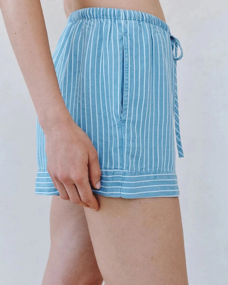 BANDED STRIPE SHORT SHORTS BELLA DAHL 