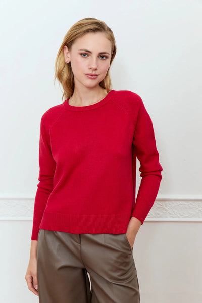 BEGONIA SWEATER SWEATER DELUC XS CRANBERRY 